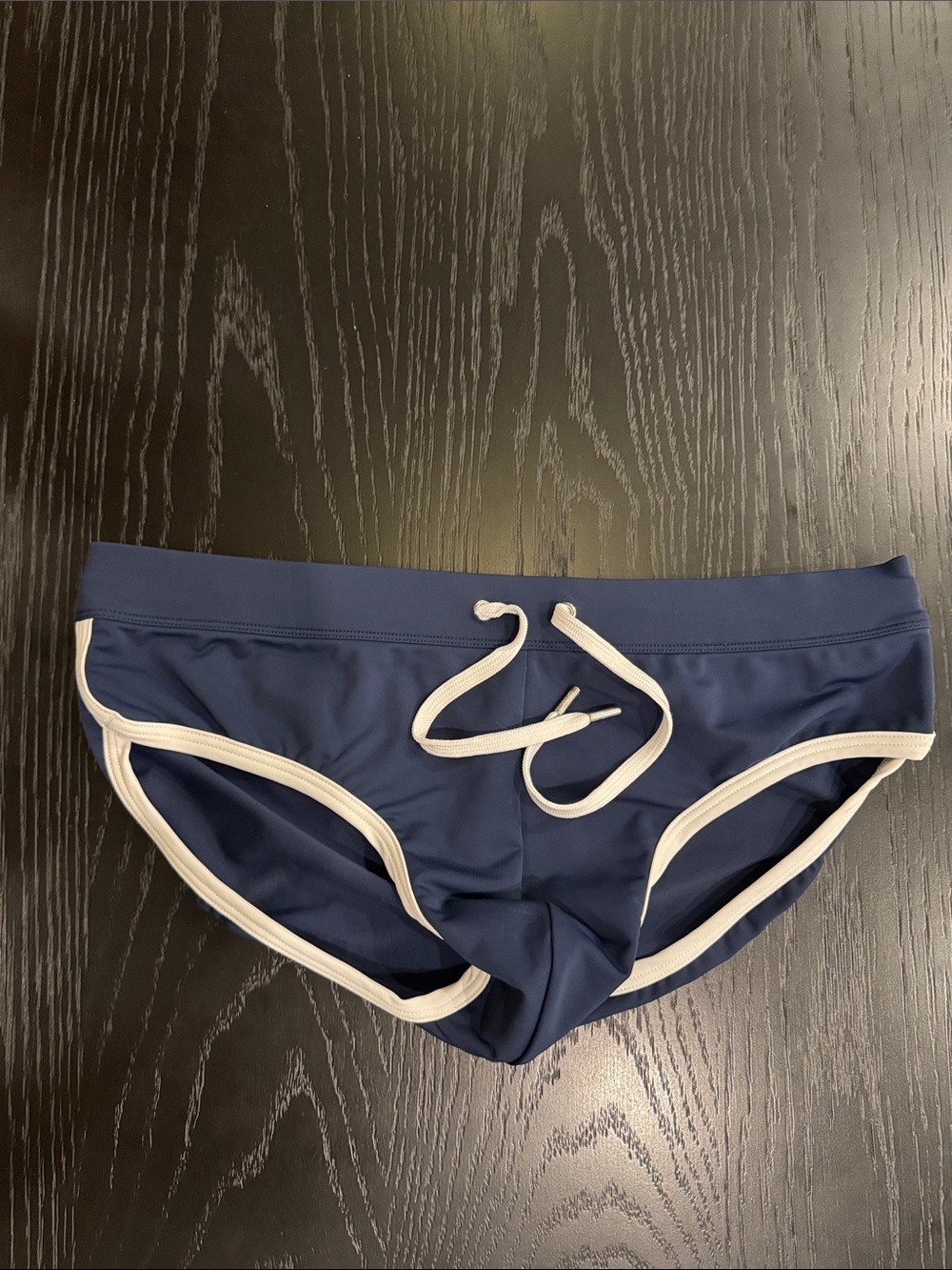 2xist Navy and White Trim Men’s Swim Trunks